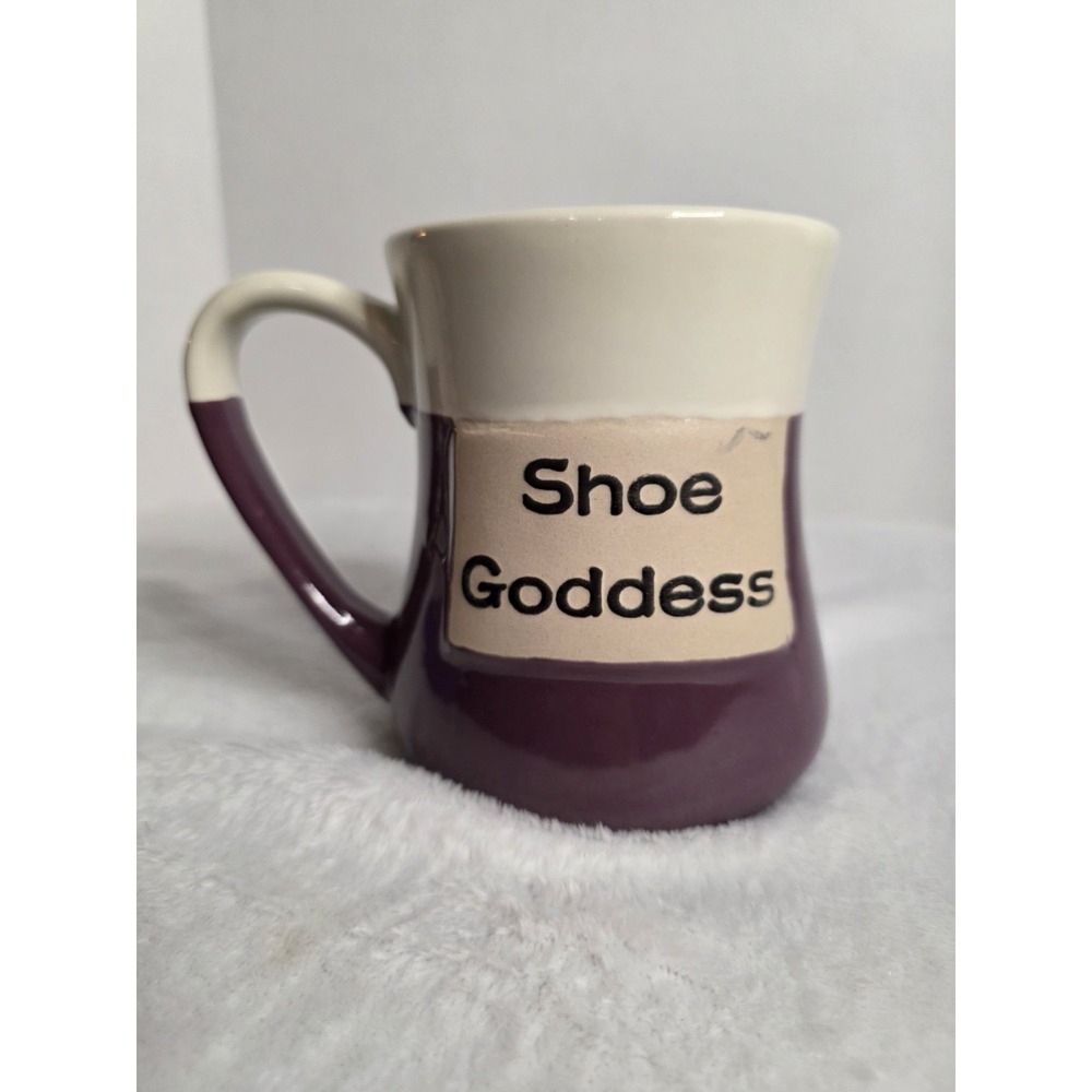 Shoe Goddess Coffee Mug Embossed Shoe Lovers (SEE‎ DESCRIPTION)
